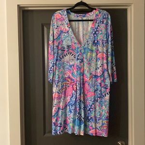 Lilly Pulitzer Multicolor V-Neck Dress